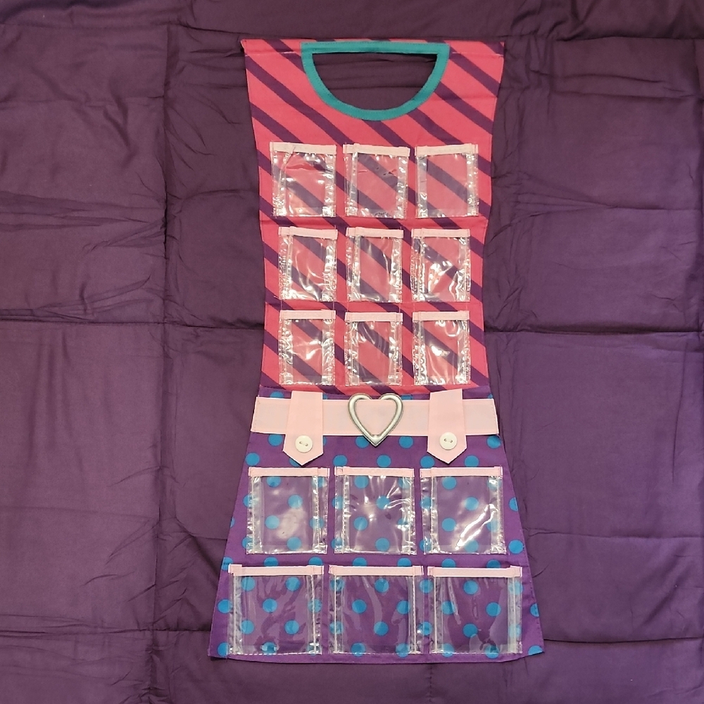 Pink and Purple Hanging Organizer